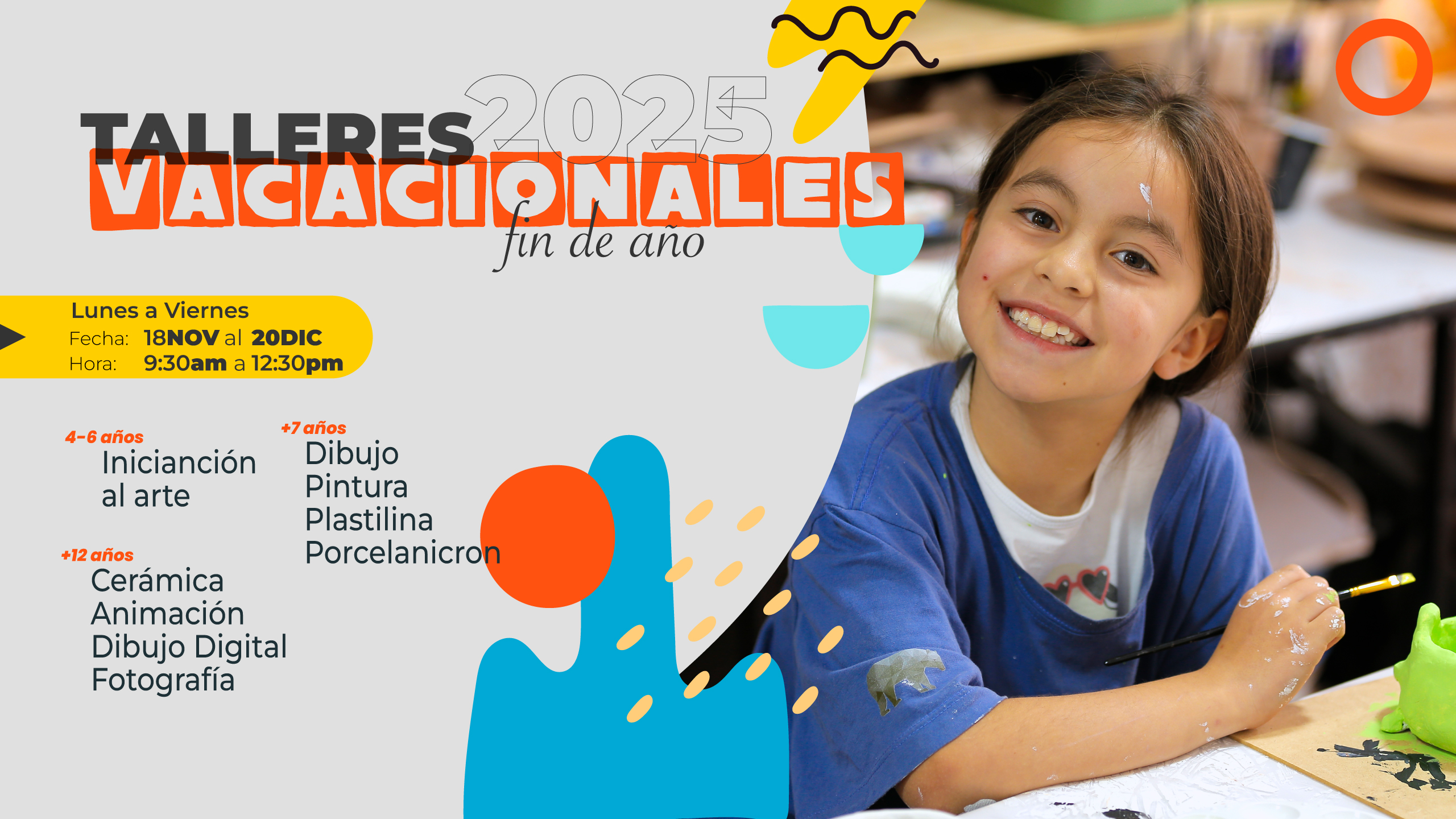 Talleres Vacacionales diciembre 2025